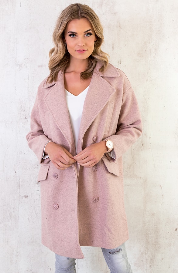 Oversized Jas Oud Roze – shoparchief, foto 7