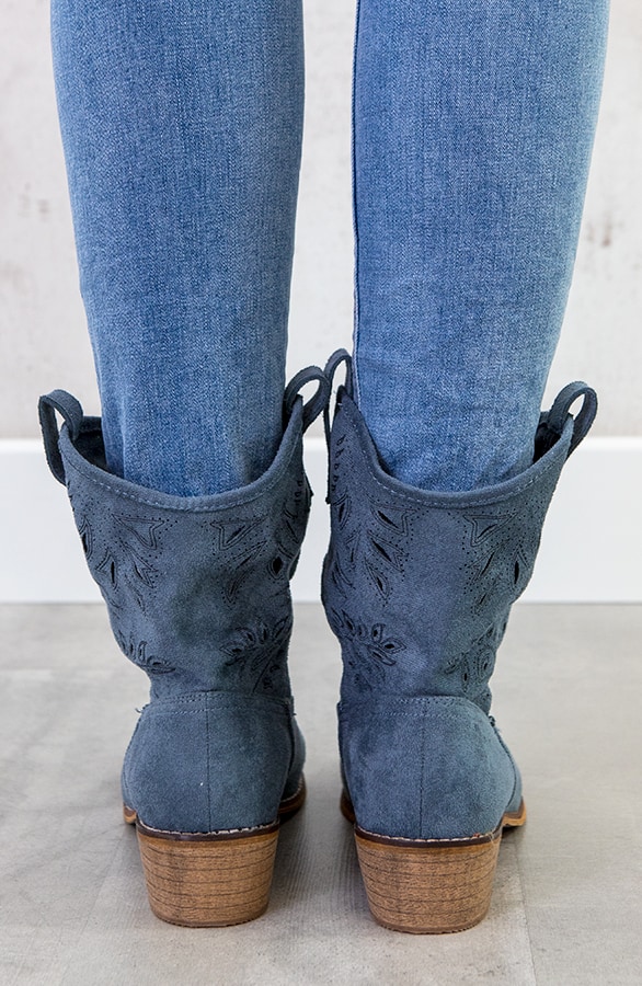 Cowboy Boots Jeansblauw – shoparchief, foto 4