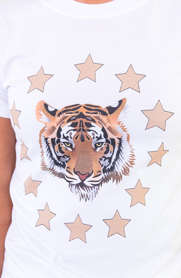 Tiger Star Top Taupe – shoparchief, foto 4
