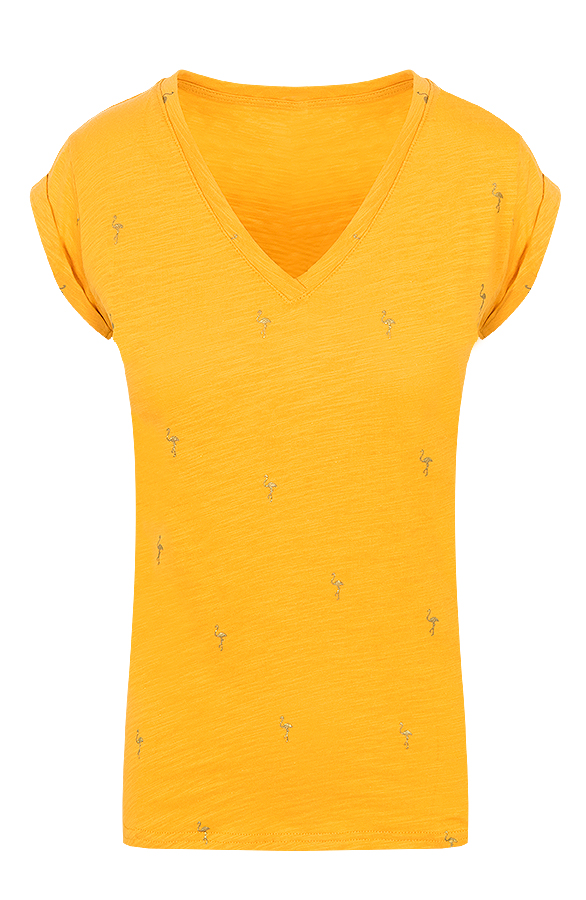 Flamingo Top V Okergeel – shoparchief