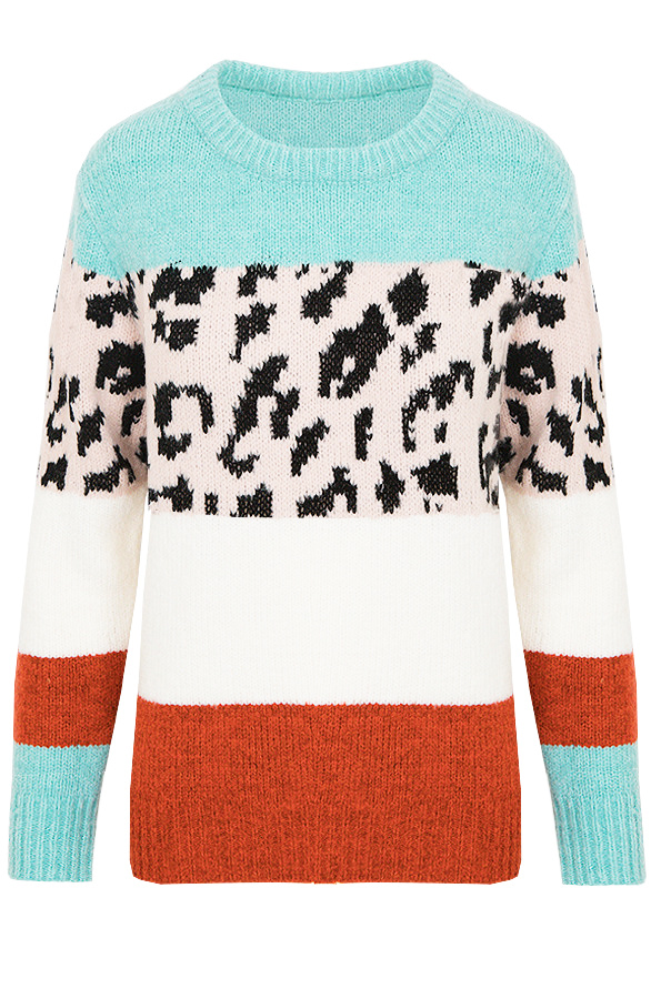 Panter Streep Trui Roze – shoparchief