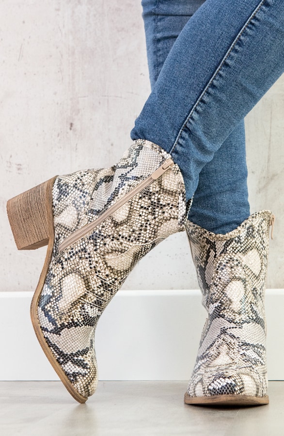 Cowboy Boots Schlangenprint, Shoparchiv, Foto 6