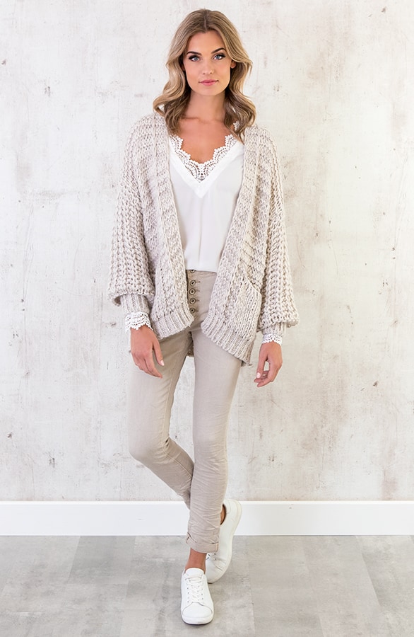 Kanten V Blouse Wit – shoparchief, foto 4