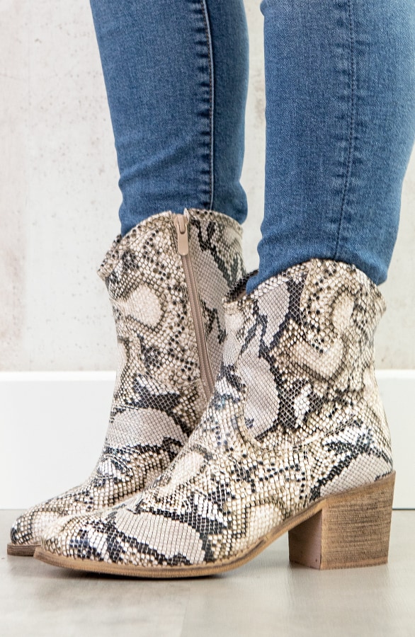 Cowboy Boots Schlangenprint, Shoparchiv, Foto 3