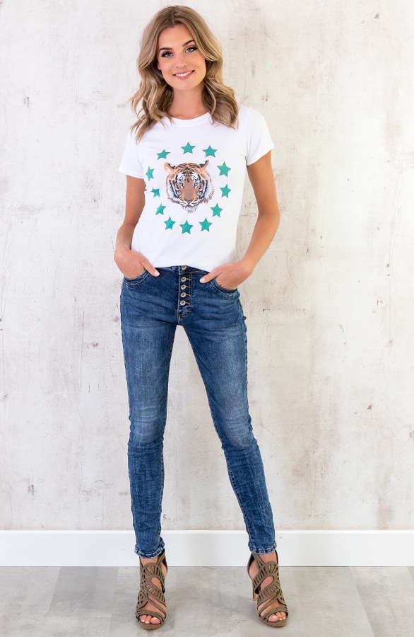 Tiger Star Top Groen – shoparchief, foto 3