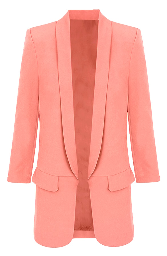Boyfriend Blazer Koraalrood – shoparchief