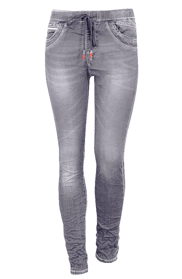Jogging Spijkerbroek Lichtgrijs – shoparchief