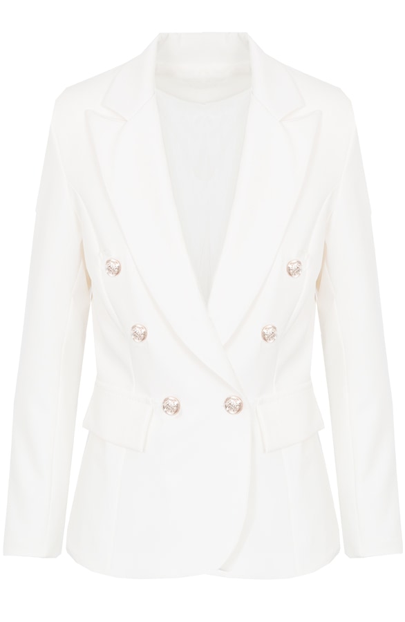 Knopen Blazer Creme – shoparchief
