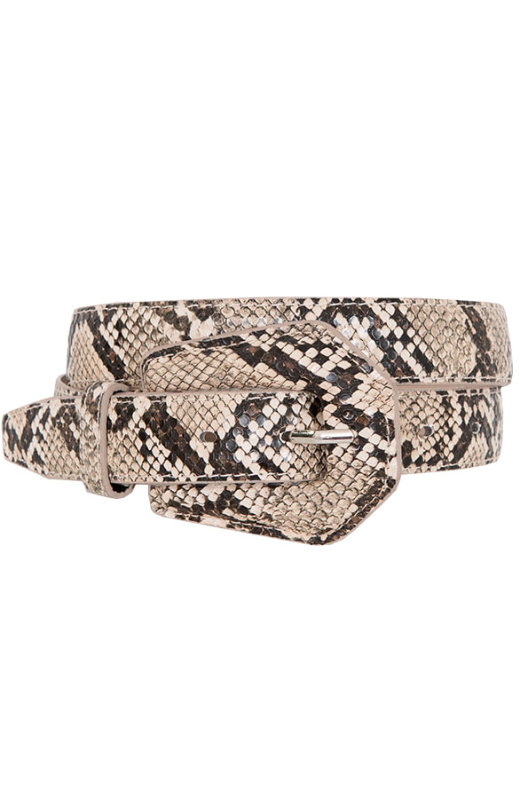 Riem Slangenprint Beige – shoparchief