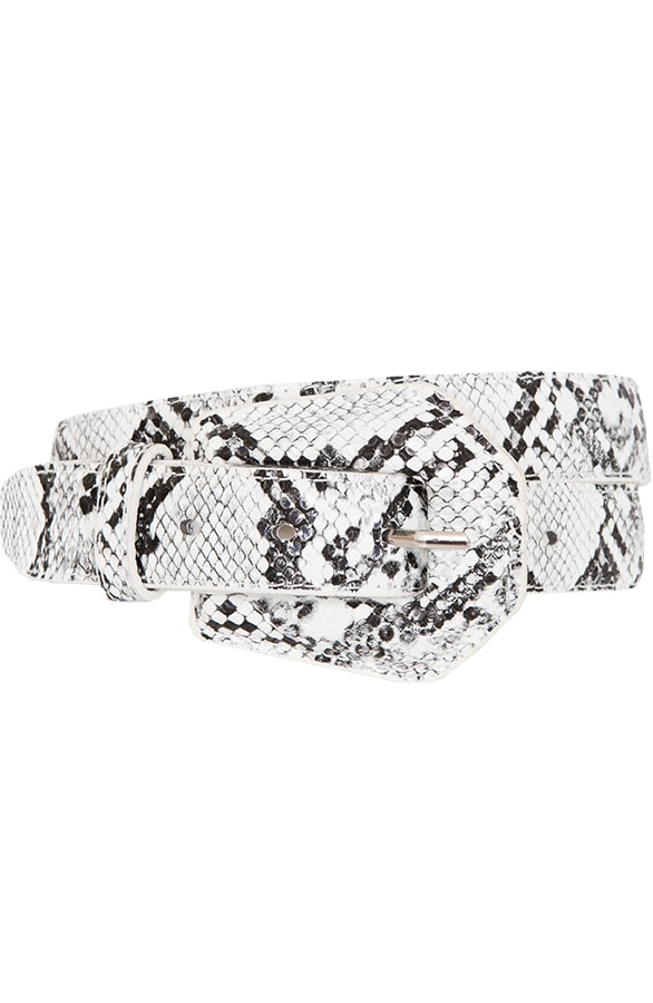 Riem Slangenprint Creme – shoparchief