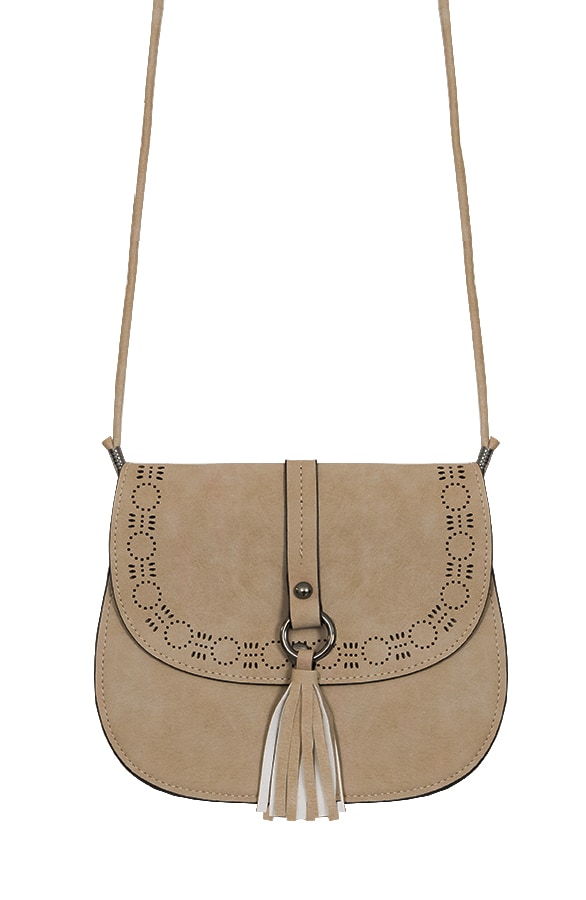 Schoudertas Taupe – shoparchief