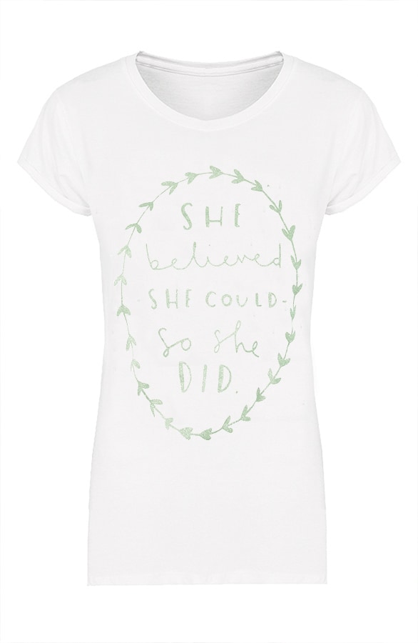 She Believed Top Groen – shoparchief
