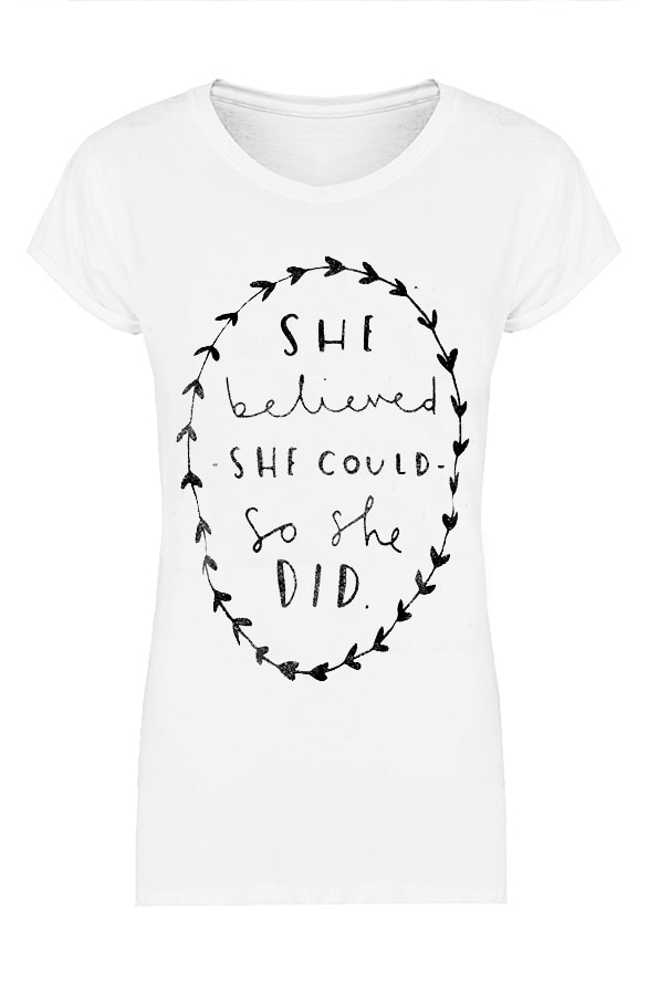 She Believed Top Zwart – shoparchief
