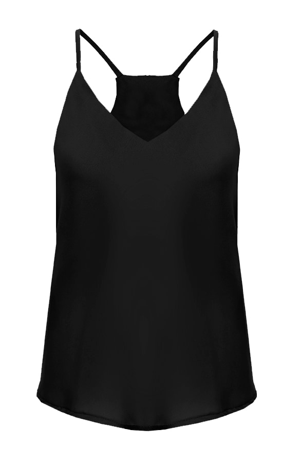 Spaghetti Top Zwart – shoparchief