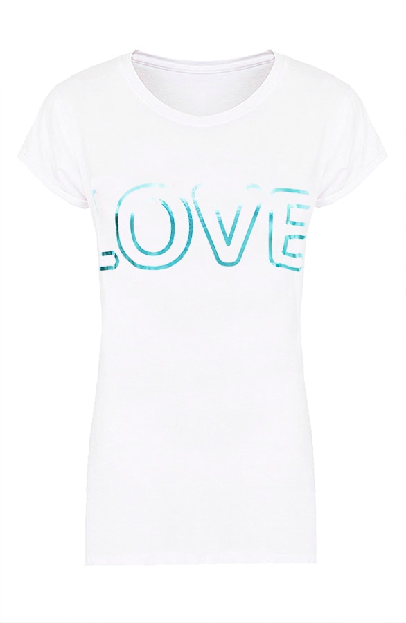 Top Love Metallic Turquoise – shoparchief