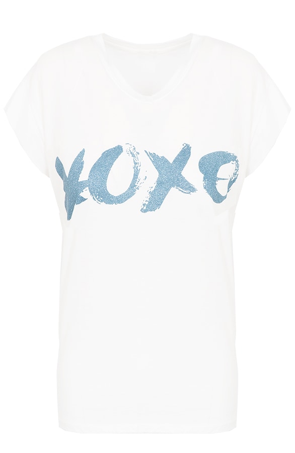 XOXO Top Jeansblauw – shoparchief