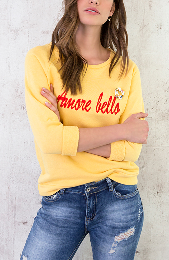Amour Bella Trui Geel – shoparchief, foto 5