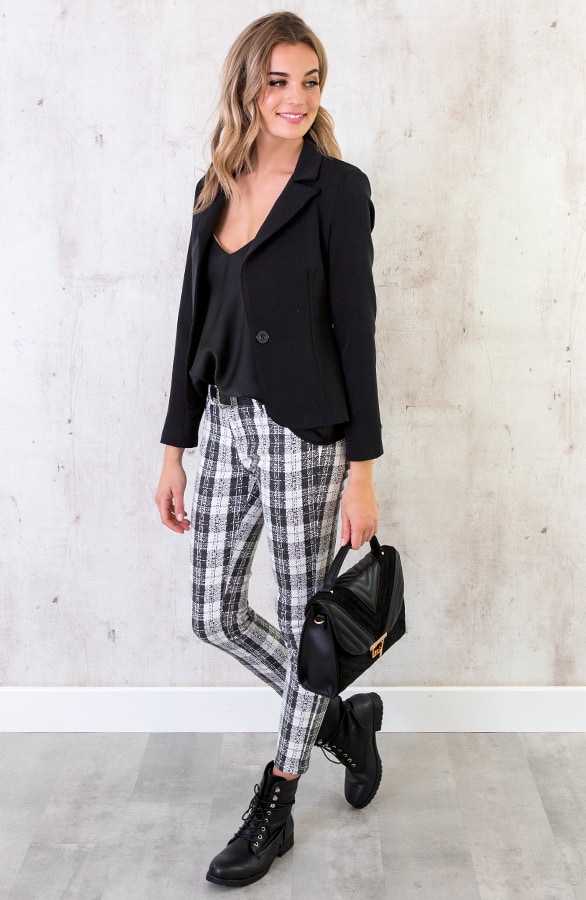 Handtas Leer Zwart – shoparchief, foto 3