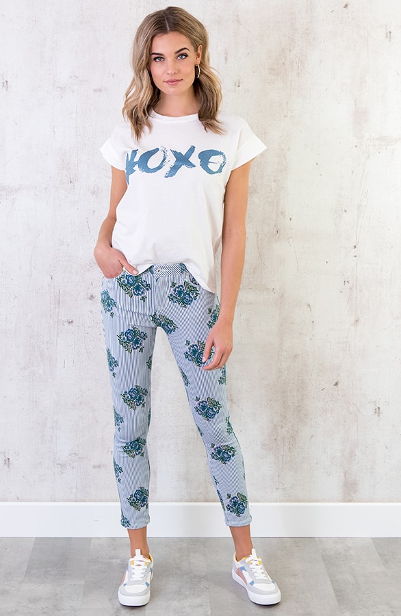 XOXO Top Jeansblauw – shoparchief, foto 3