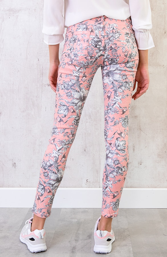 Skinny Jeans Blumen, Shoparchiv, Foto 4