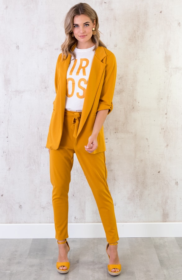 Blazer Dames Okergeel – shoparchief, foto 5