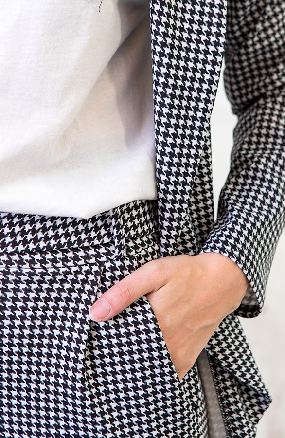 Blazer Pied De Poule – shoparchief, foto 6