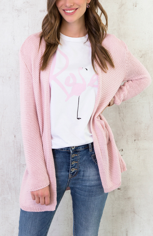 Gehaakt Pocket Vest Roze – shoparchief, foto 7