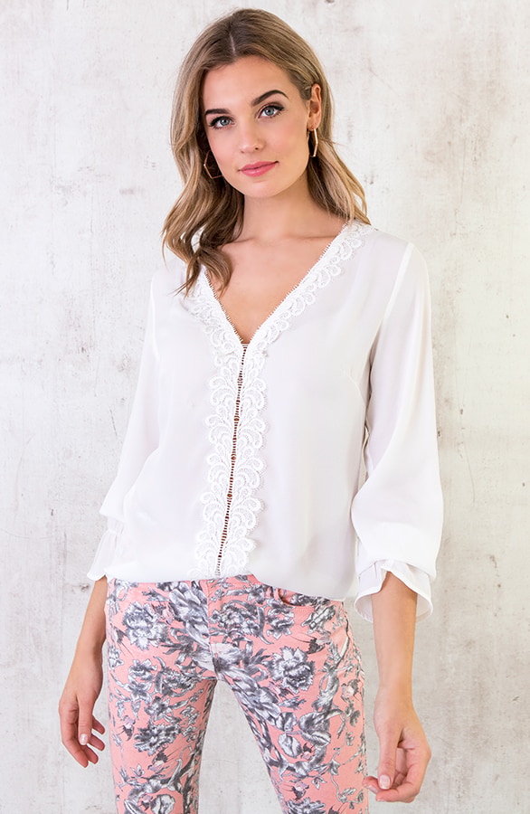Blouse Kant Wit – shoparchief
