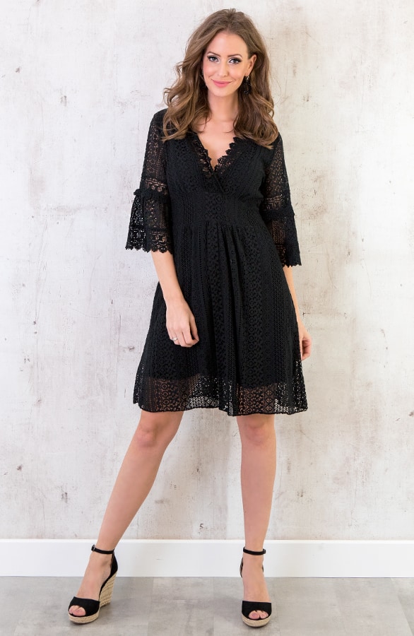 Sleehakken Suede Zwart – shoparchief, foto 5