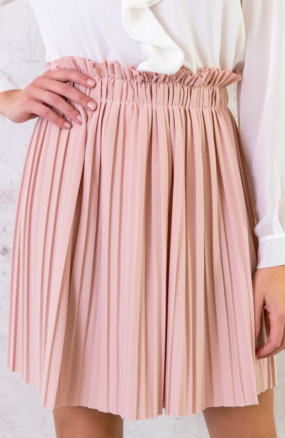 Plisse Rok Pastel Roze – shoparchief, foto 4