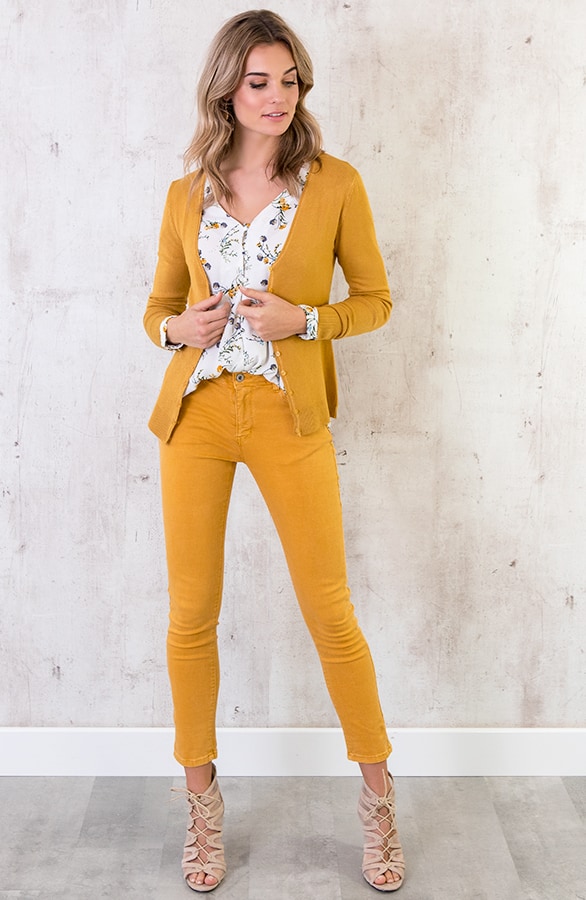 Basic Vest Okergeel – shoparchief, foto 6