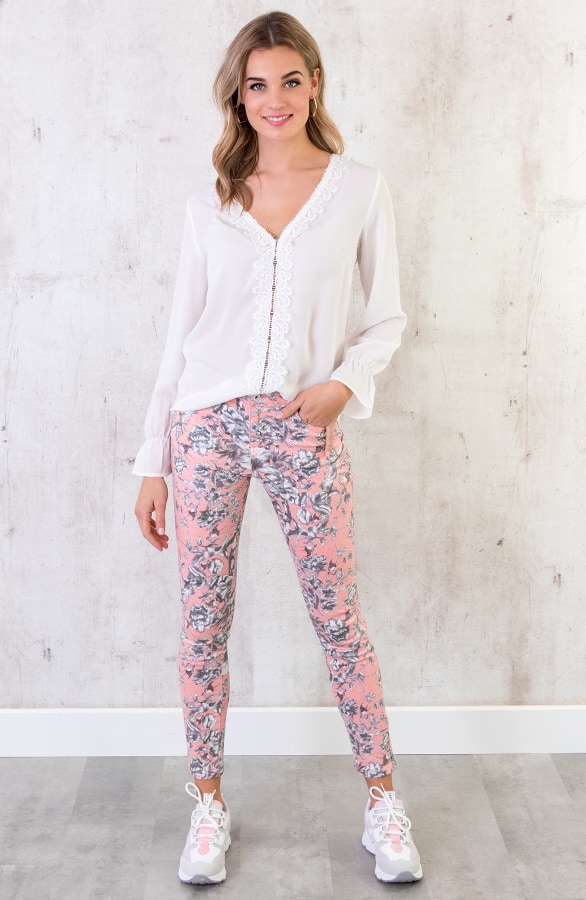 Blouse Kant Wit – shoparchief, foto 4