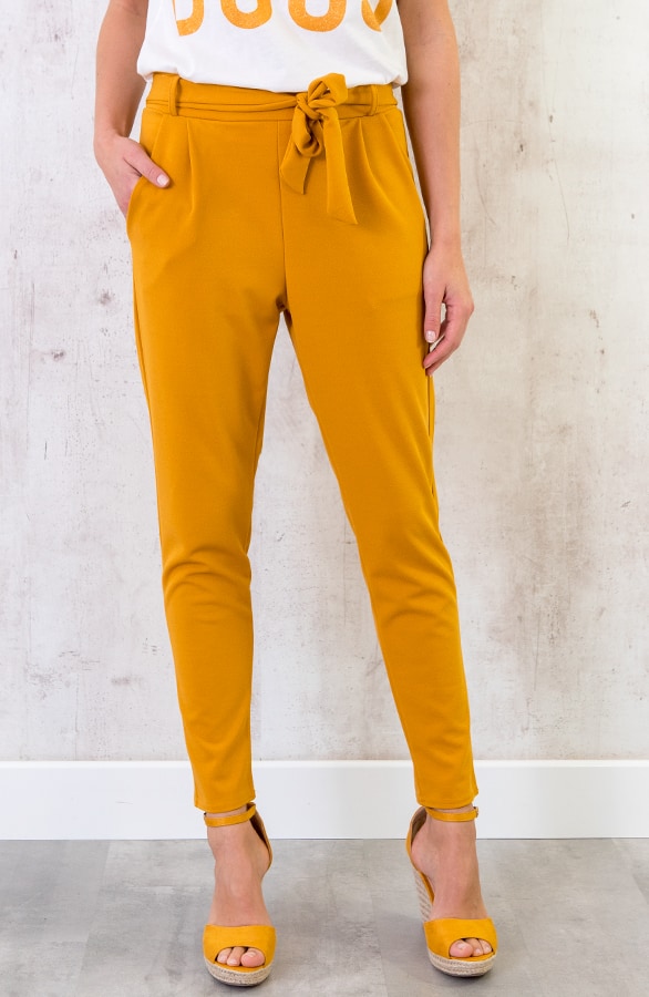 Strik Broek Basic Okergeel – shoparchief, foto 5