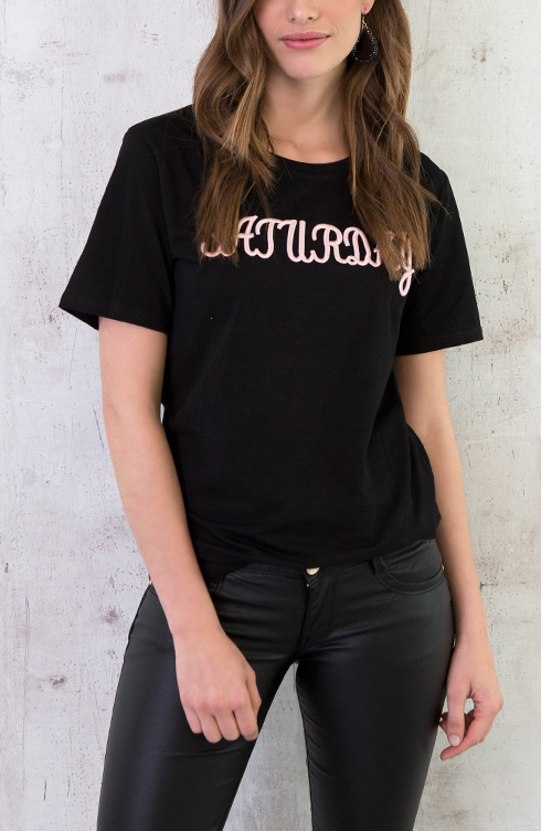 Saturday Top Zwart – shoparchief, foto 2