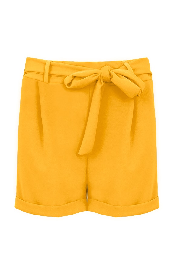 Basic Strik Shorts Okergeel – shoparchief