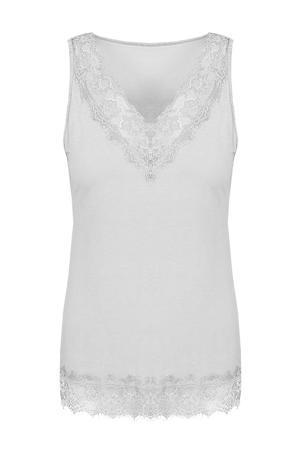 Kanten Basic Top Grijs – shoparchief