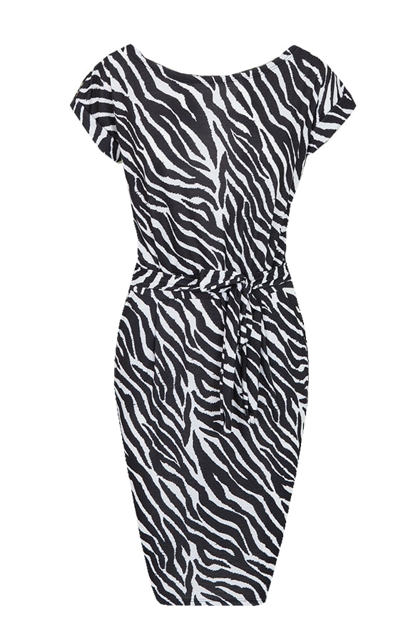 Strik Jurk Zebraprint – shoparchief