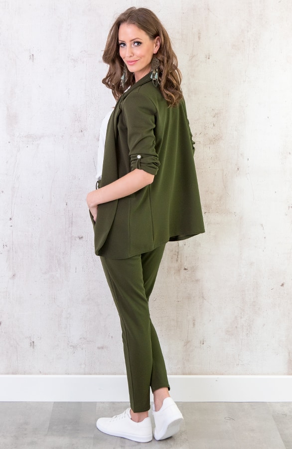 Blazer Dames Legergroen – shoparchief, foto 4