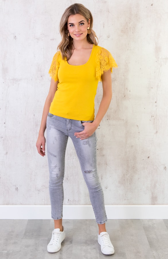 Top Met Kant Oker – shoparchief, foto 5