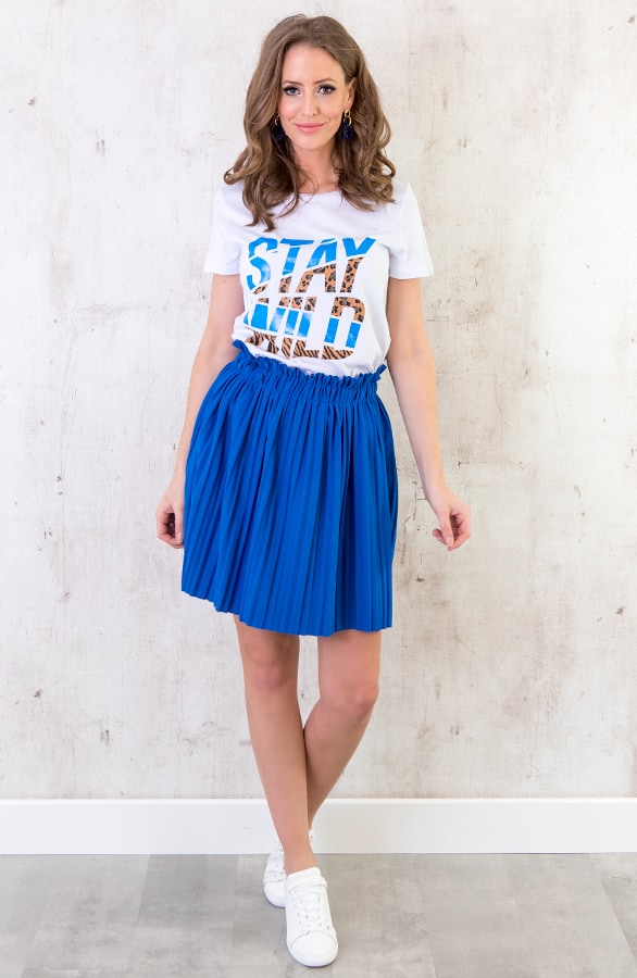 Plisse Rok Kobalt – shoparchief, foto 6