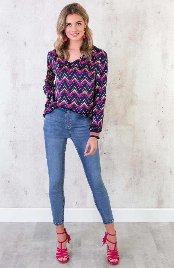 Skinny Jeans Rits Lichtblauw – shoparchief, foto 5