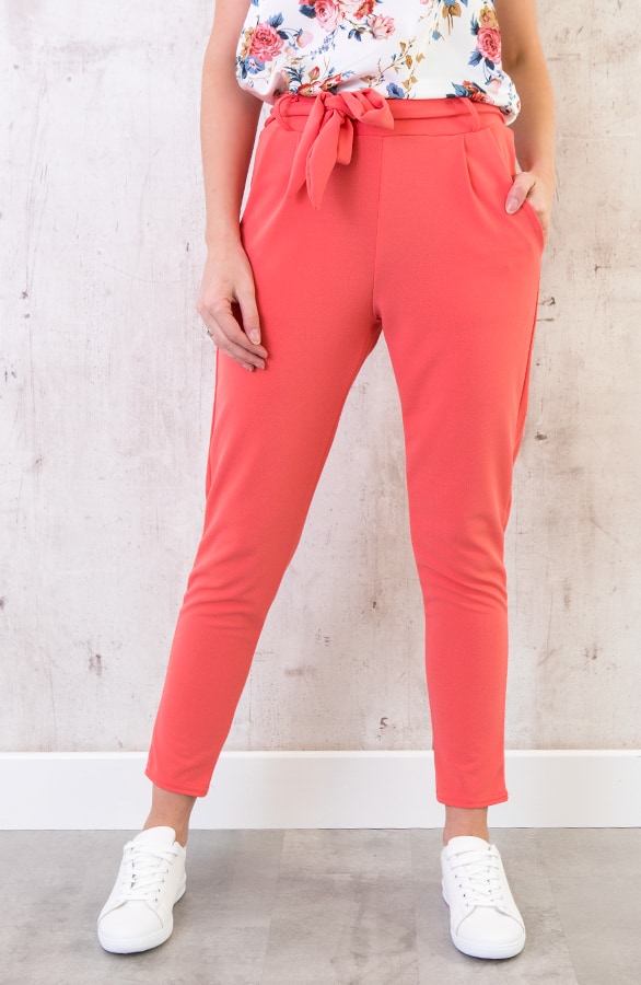 Strik Broek Basic Koraalrood – shoparchief, foto 2