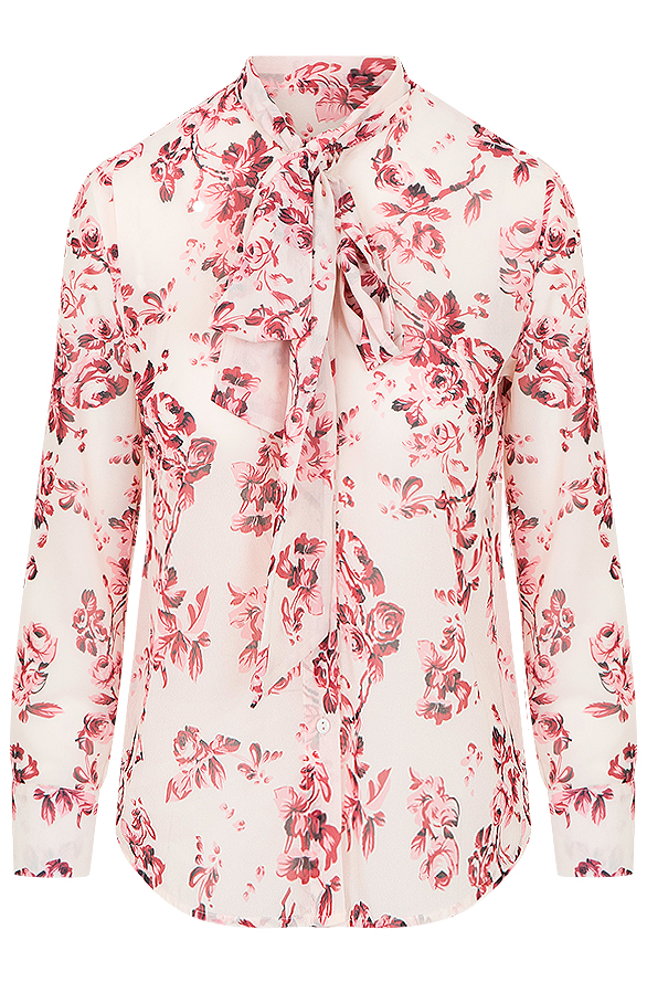 Blouse Bloemenprint Creme – shoparchief