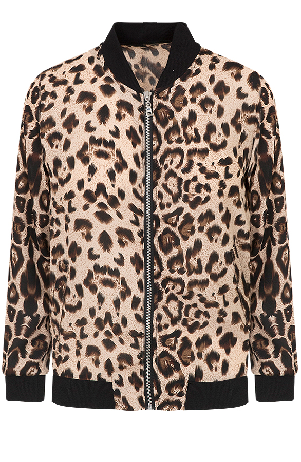 Bomber Jasje Panterprint Bruin – shoparchief