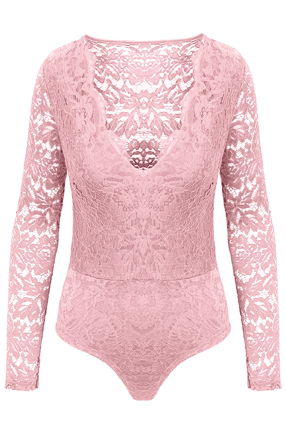 Kanten Body Roze – shoparchief