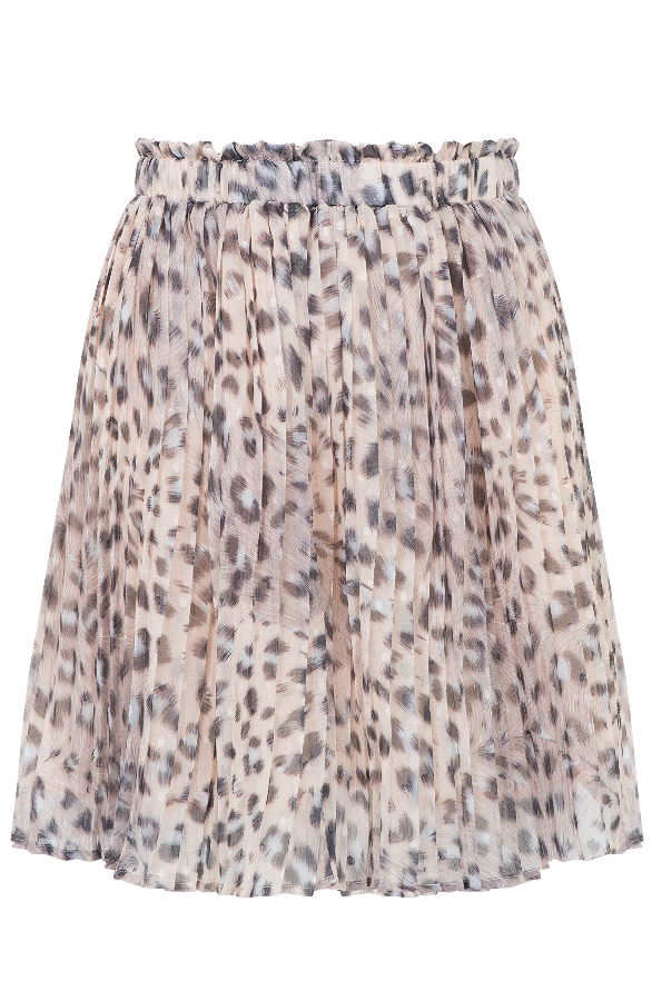 Plisse Rok Panter Pastel – shoparchief