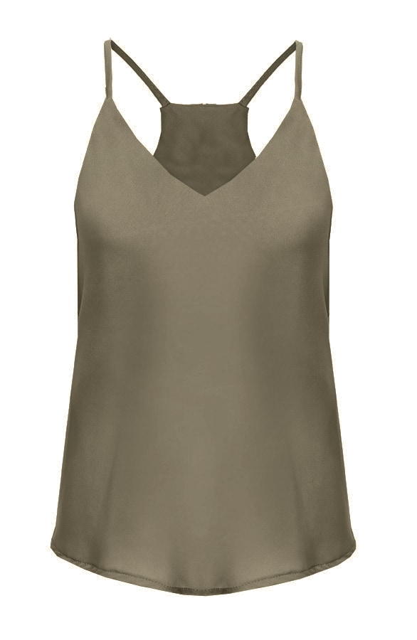 Spaghetti Top Legergroen – shoparchief