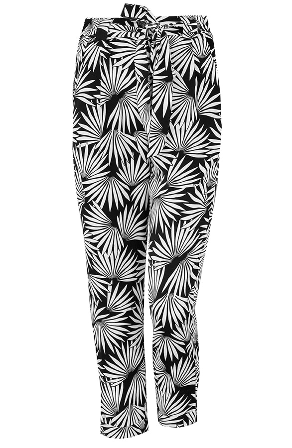 Strik Broek Palm Zwart – shoparchief