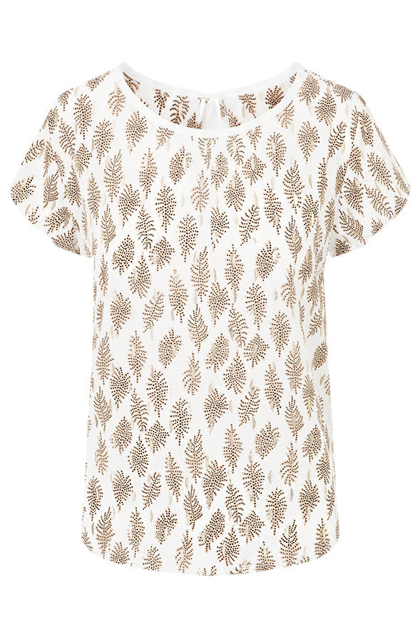 Top Bladprint Wit Goud – shoparchief