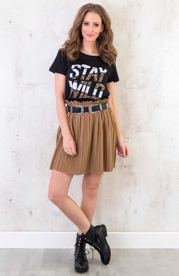 Stay Wild Top Zwart – shoparchief, foto 6